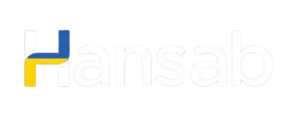 Hansab Ukraina lipuga logo